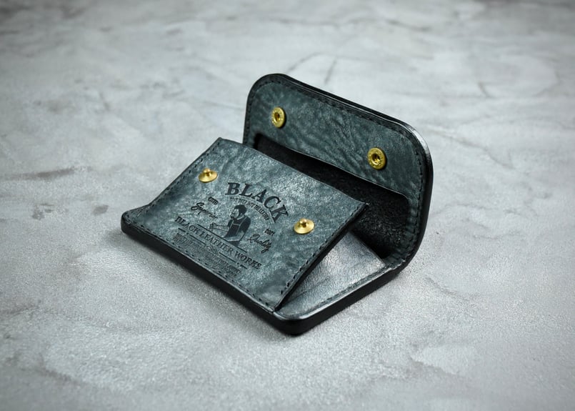 SCOTT スコット フラップコインケース ITALIAN-WAX | BLACK LEATH