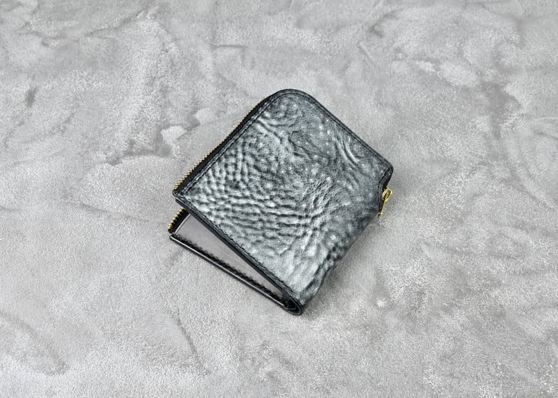 エレノア ELEANOR3 エレノア3 L-zip ウォレット ITALIAN-WAX | BLACK