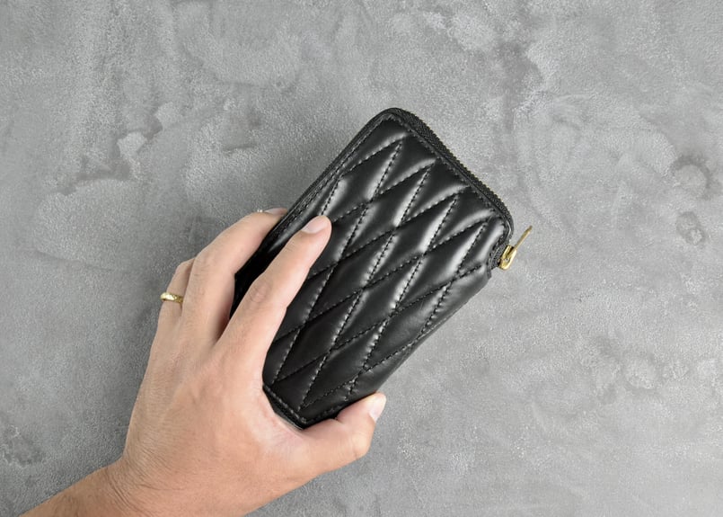 小物 BLACK LEATHERS middle wallet DIAMOND 小物 BLACK LEATHERS middle wallet DIAMOND TOYS McCOY Wallet