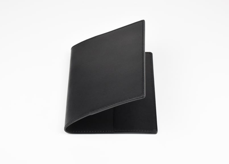 SALAS *受注生産 サラス ブックカバーA6 ITALIAN-SMOOTH | BLACK