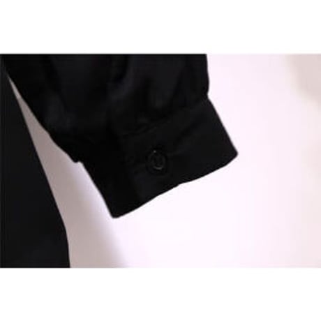 ★3L～7L★学生風 可愛いセーラー服 イレギュラー襟　シフォンシャツブラウス      62933