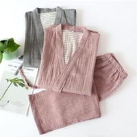 2色★M～XL★着物 セット メンズ 九分袖 パジャマ  漢服 カジュアル       海外      2021042918