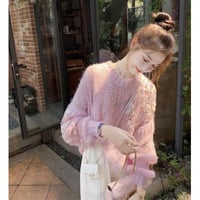 2色★肌にやさしい ニットトップス   海外  2022072924