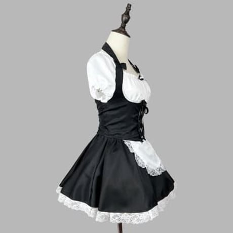 ★S～6L★lolita コスプレ メイド服 エプロン クラシカル ゴスロリ   大きいサイズ 3set     8081