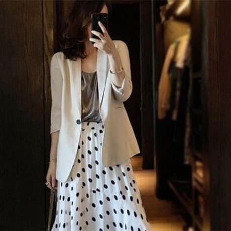 ★S～XL★カジュアル 薄い トップス 七分袖 日焼け止め スーツ コート     [べージュ]  海外   2022050904