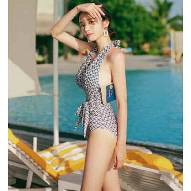 ☆M2XL☆ワンピース水着 セクシー 背透けて アダルト [画像の色] 海外