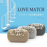 レディース パーティーバッグ ゴージャスラインストーン 2Way   0538