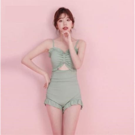 ★M～XL★ワンピース水着 温泉 スカート ボクサー 水着 オシャレ   海外   2022032506