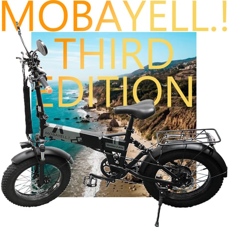 【注文より１週間以内に発送】電動バイク MOBAYELL 電動スクーター モペット 折り畳み式 折りたたみ 電動自転車 電動アシスト自転車 バイク 公道 走行可能 ナンバー取得可能