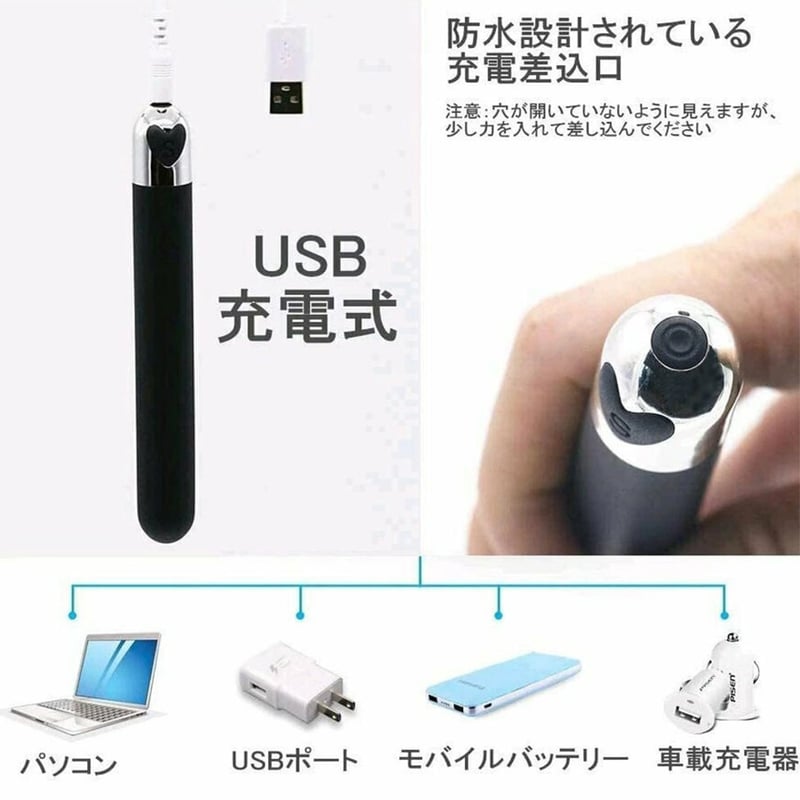 電動マッサージャー 小型 筋膜リリース 10段階振動 強力振動 按摩器