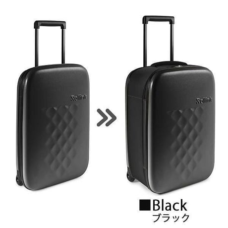 Rollink ローリンク FLEX キャリーバッグ スーツケース フォーダブルスーツケース 40L キャリーバッグ 折りたたみ可能 小型 ファスナー ジッパー 海外 国内 旅行