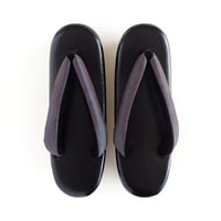 〈なおきちの草履〉リザード・ブラック