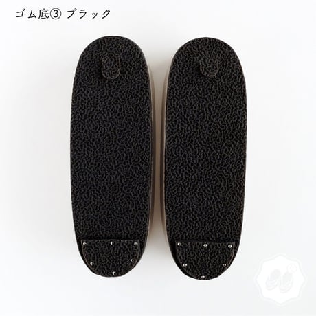 〈なおきちの草履〉フラワーレース・ディープグレー