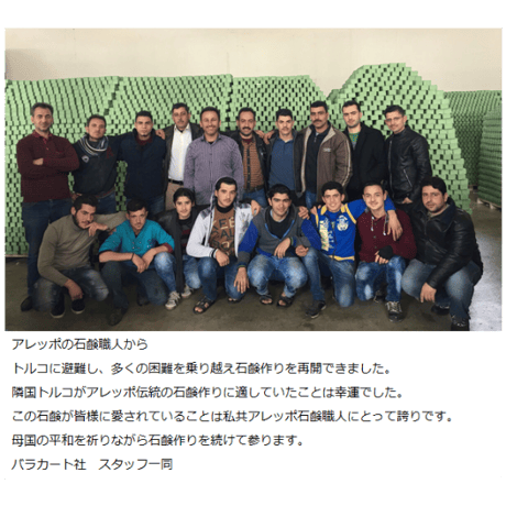 アレッポのソープ　ノーマル　１００個 アレッポの石鹸職人からの贈り物