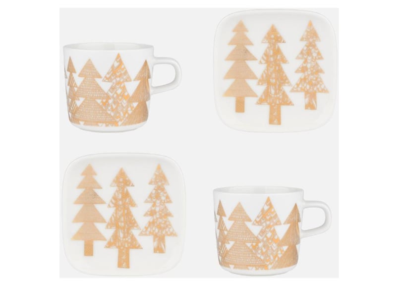 マリメッコ KUUSIKOSSA MUG&PLATE SET クーシコッサ マグカップ&プレー