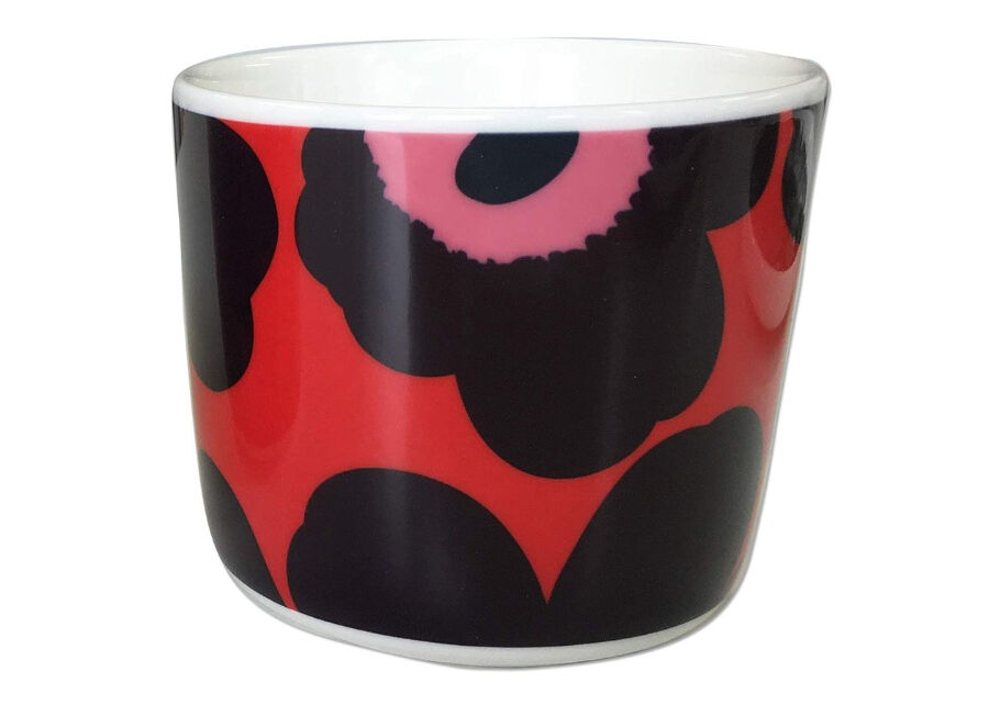 マリメッコ UNIKKO COFFEE CUP レッド×バイオレット×ピンク 単品