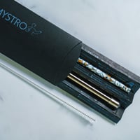 ＃2 ヒマワリ３点セット（ストロー、ケース、洗浄ブラシ）