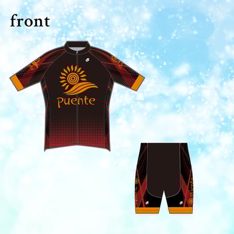 【完全受注生産限定発売】puenteオリジナルバイクジャージ（上下セット）