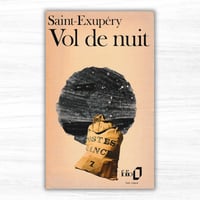フランス語版『夜間飛行』：Vol de nuit（Gallimard / Collection folio）