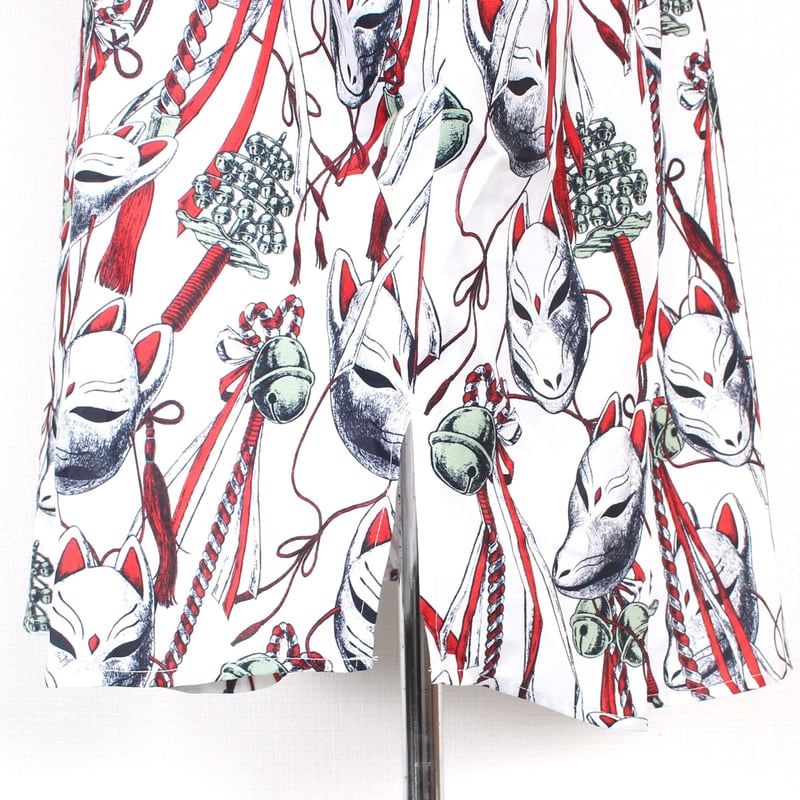 DXMOUVE】狐面祝言柄オーバーサイズシャツ/DX0062 | DXMOUVE