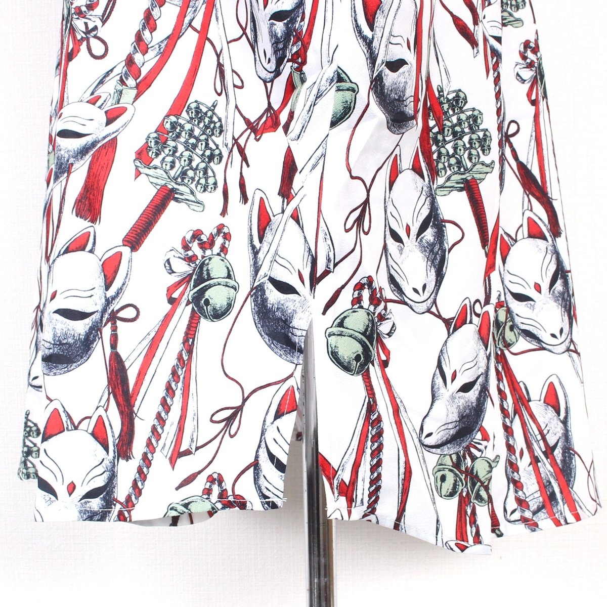 DXMOUVE】狐面祝言柄オーバーサイズシャツ/DX0062 | DXMOUVE