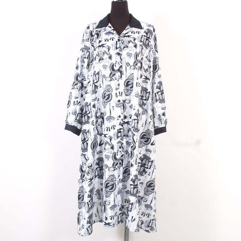 ★ レトロ・スウォッチ柄 トランプ★ DXMOUVE】臓器トランプ柄ロングカラーシャツ/DX0092 | DXMOUVE