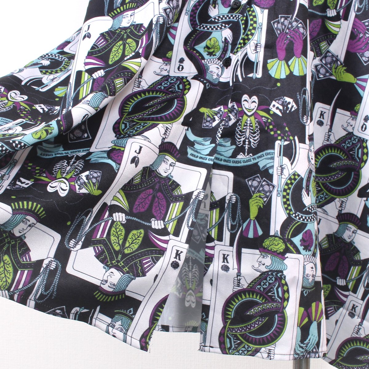 DXMOUVE】臓器トランプ柄レトロシャツワンピース/DX0093 | DXMOUVE