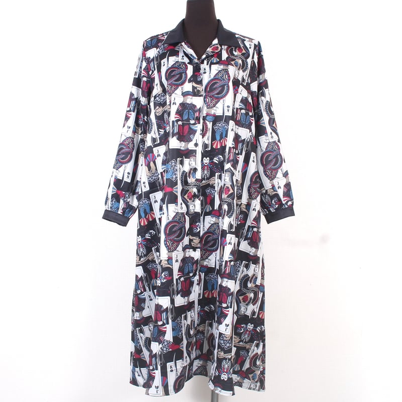 DXMOUVE】臓器トランプ柄レトロシャツワンピース/DX0093 | DXMOUVE