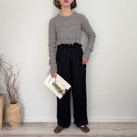 alpaca bustier docking pullover