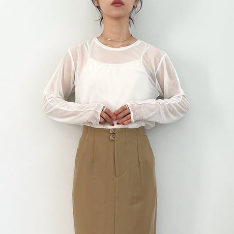 basic sheer Tops