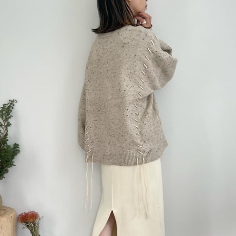 chocochip pattern knit