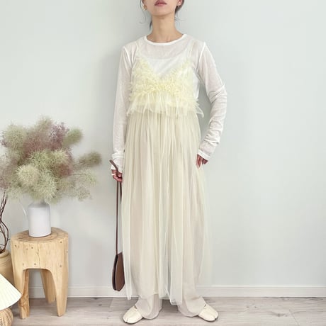 Sheer Tulle Camisole OP