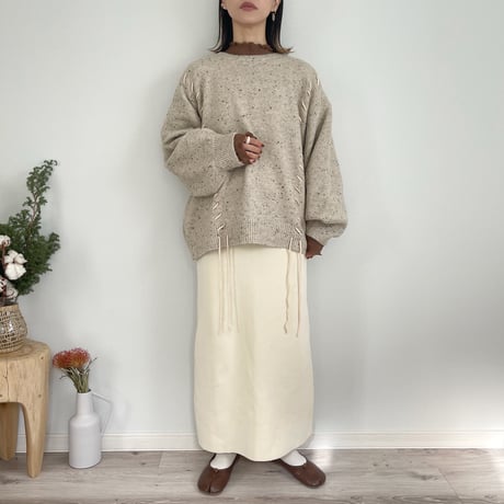 chocochip pattern knit