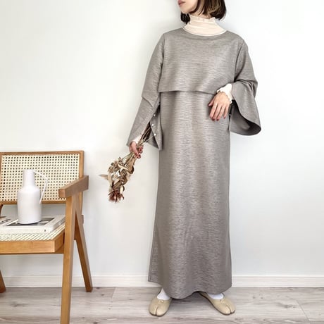 slit sleeve layered OP
