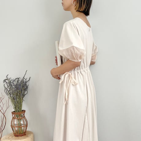 Sleeve Organdy Flared OP