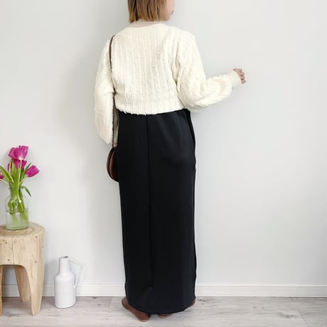 Fringe W Zip Cardigan