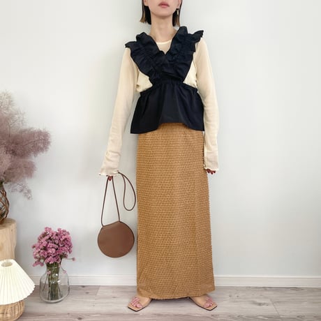 Gathered Frill Bustier