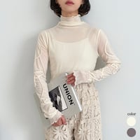 code stitch sheer pullover