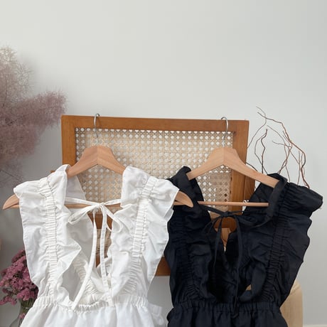 Gathered Frill Bustier