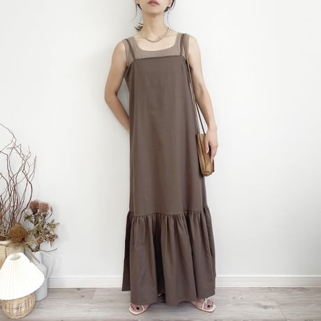 Linen Like Mermaid Cami OP