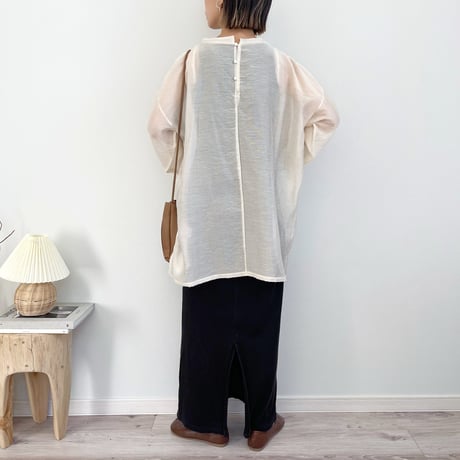 Sheer cord over top
