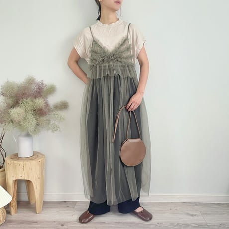 Sheer Tulle Camisole OP