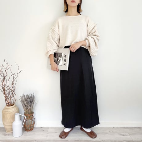 Popcorn Knit Short Pullover