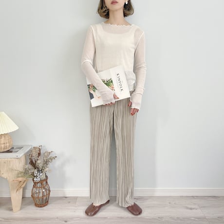 Shiny Pleated PT