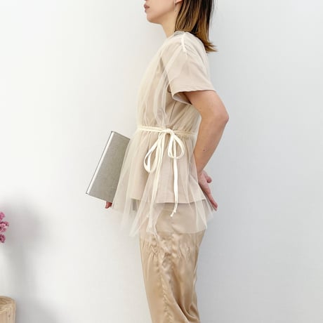 Tulle Docking Gather Tops