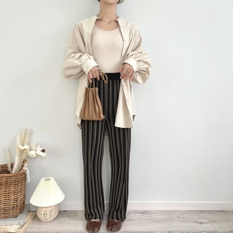 striped knit PT