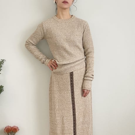 Hook knit Tops & cami set