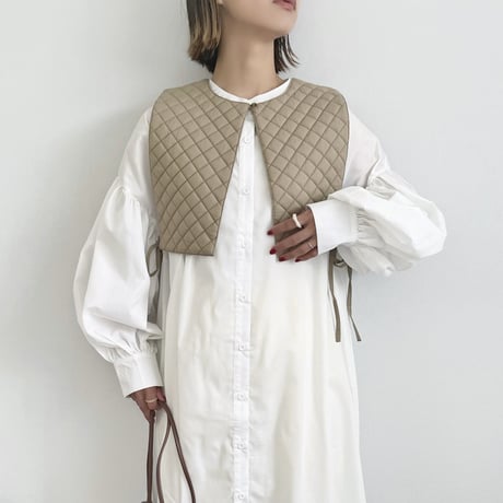 Collared Style 2WAY Quilt Vest