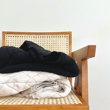 quilted short length knit
