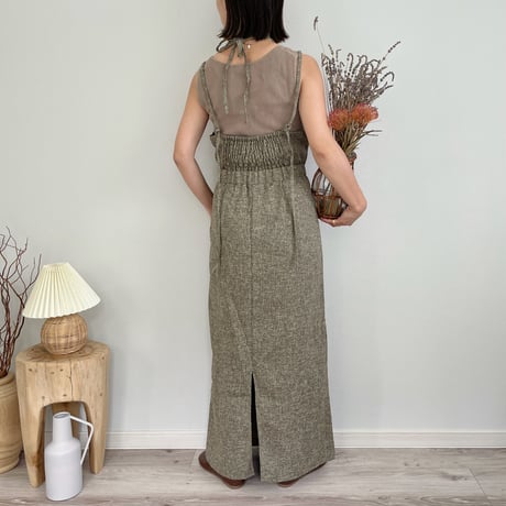 Halter neck summer tweed OP